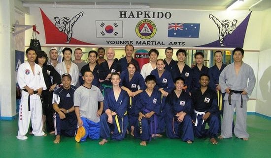 24th August 2004 - Our first Hapkido Martial Arts Class